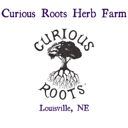 Curious Roots Herb Farm Logo