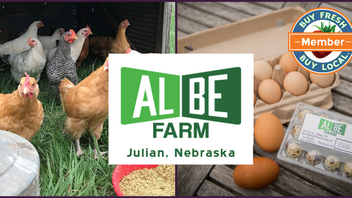 Al-Be Farm Spotlight Image of chickens and eggs